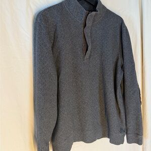 Jos. A. Bank Gray Zip Up Sweater
